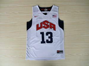 Nike 13 Paul 2012 Team USA Olympics Jersey White